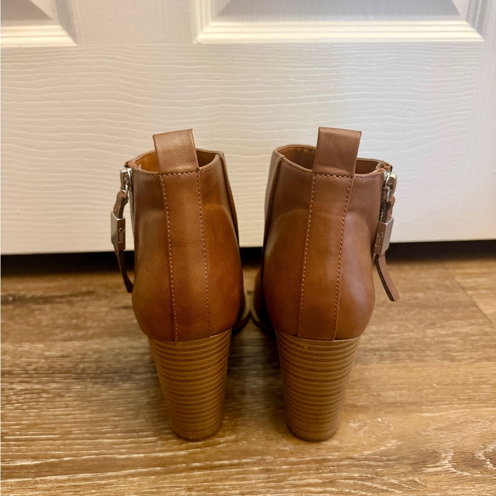 Circus by Sam Edelman Faux Leather Brown Ankle Booties, Women’s Size 8.5 - Picture 7 of 10